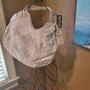 B Makowski purse, chaon straps